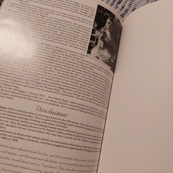 Kings College yearbook 1995 - Picture 3 of 8